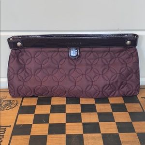 Vera Bradley Midnight Clutch in Wine